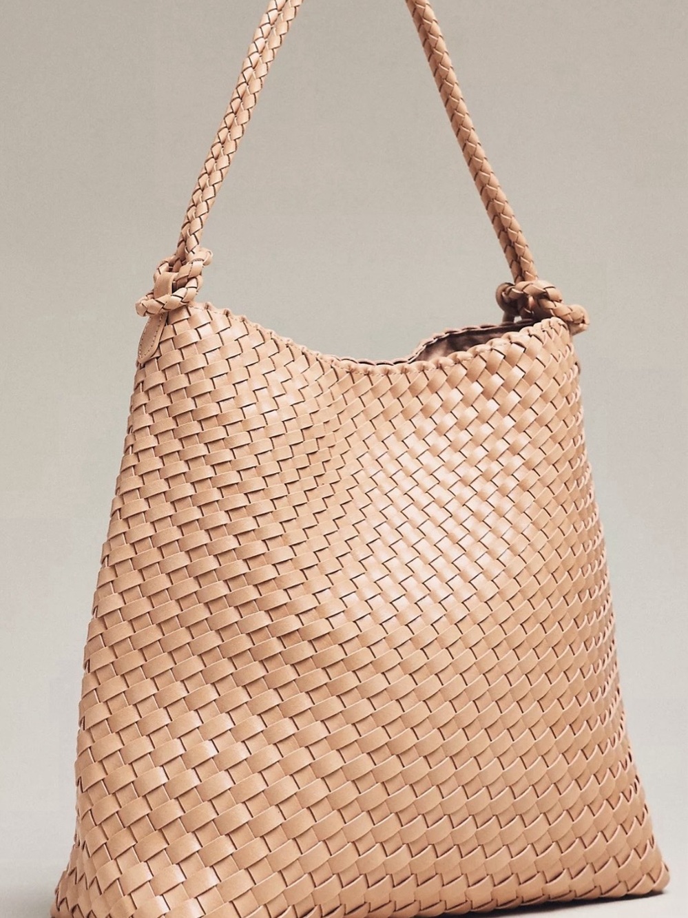 Anthropologie Calla Oversized Woven
Bucket Bag Tan NWT - Picture 2 of 10